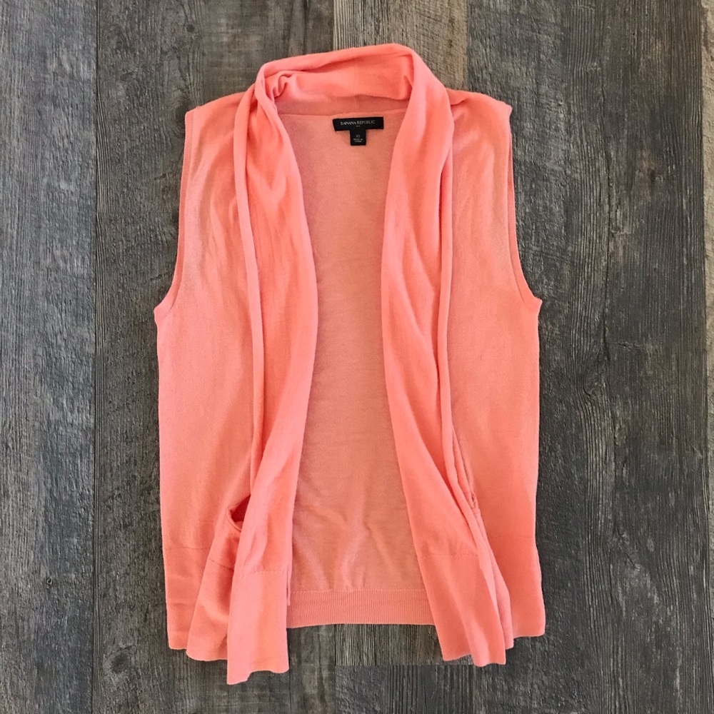 Banana Republic Sleeveless Cardigan